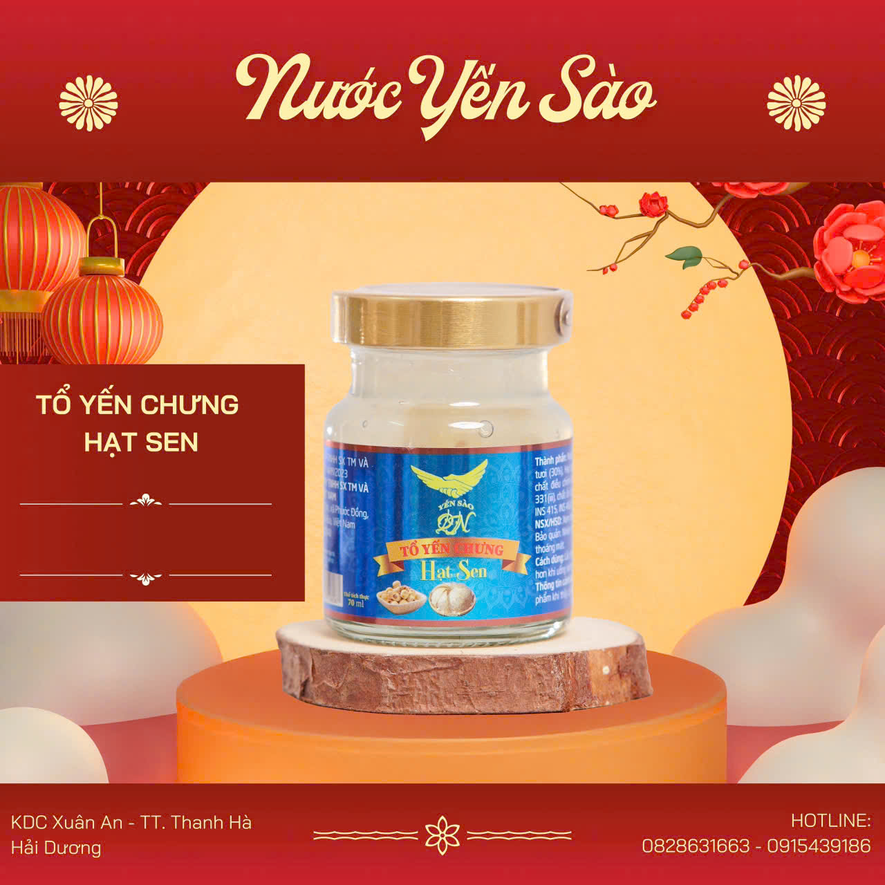 Yến Chưng Hạt Sen – HS01